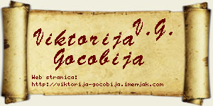 Viktorija Gočobija vizit kartica